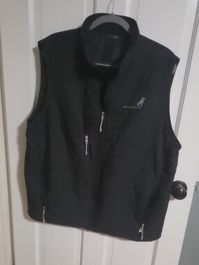 Mens Quilted Mack Truck Bulldog Vest